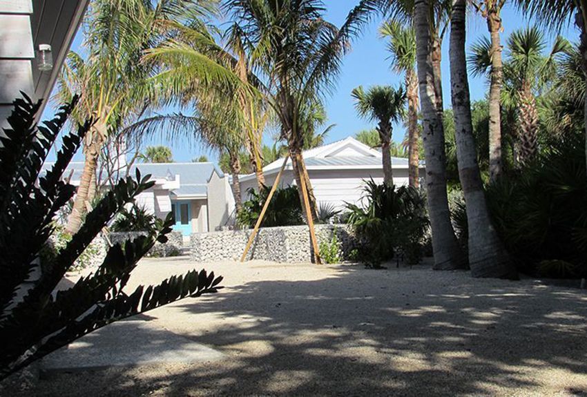 Tropical landscape installation Siesta Key